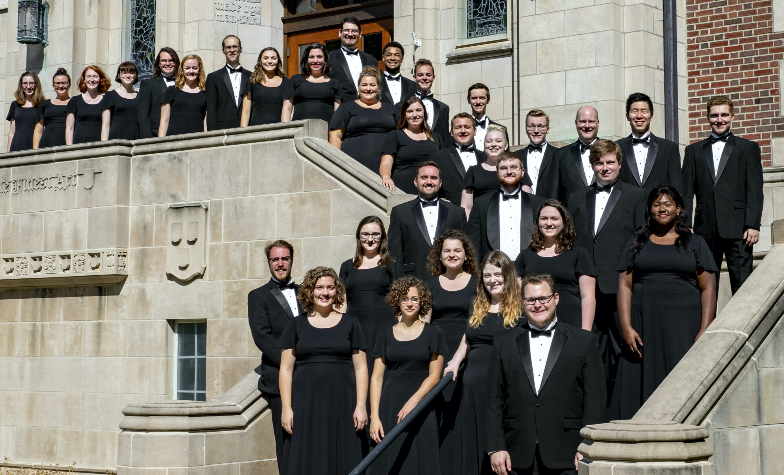 Members of the Ball State University Chamber Choir